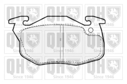 Комплект тормозных колодок (QUINTON HAZELL: BP872)