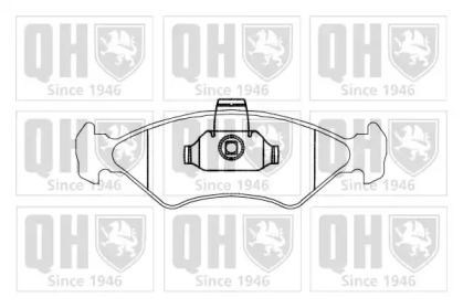 Комплект тормозных колодок (QUINTON HAZELL: BP875)