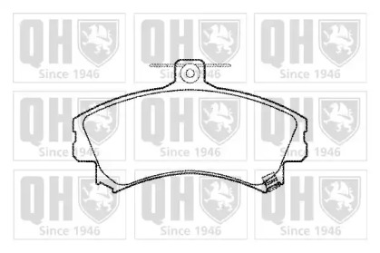 Комплект тормозных колодок (QUINTON HAZELL: BP877)