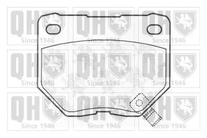 Комплект тормозных колодок (QUINTON HAZELL: BP894)