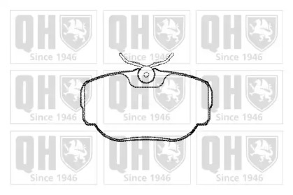 Комплект тормозных колодок (QUINTON HAZELL: BP897)