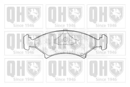 Комплект тормозных колодок (QUINTON HAZELL: BP898)