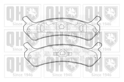 Комплект тормозных колодок (QUINTON HAZELL: BP915)