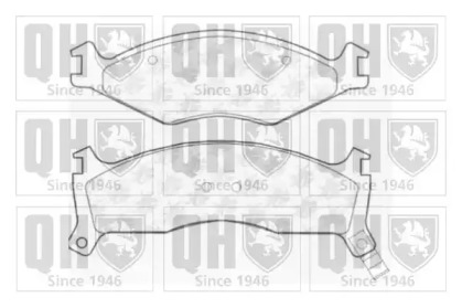 Комплект тормозных колодок (QUINTON HAZELL: BP916)