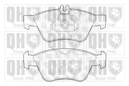 Комплект тормозных колодок (QUINTON HAZELL: BP920)
