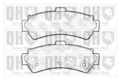 Комплект тормозных колодок (QUINTON HAZELL: BP961)