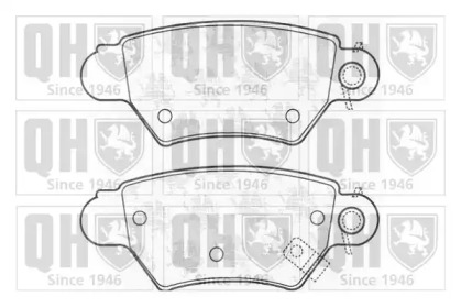 Комплект тормозных колодок (QUINTON HAZELL: BP985)
