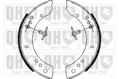 Комлект тормозных накладок (QUINTON HAZELL: BS579)