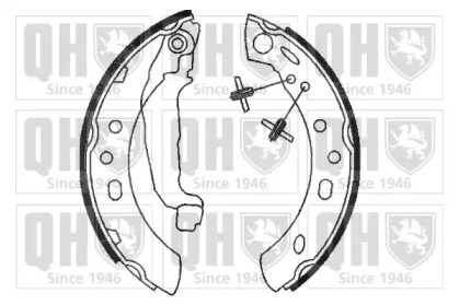 Комлект тормозных накладок (QUINTON HAZELL: BS886)