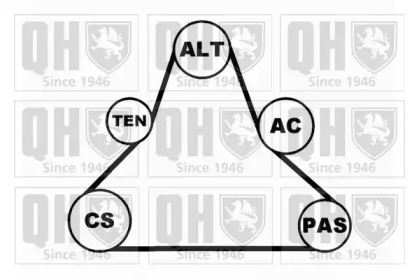 Ременный комплект (QUINTON HAZELL: QDK36)