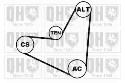 Ременный комплект (QUINTON HAZELL: QDK41)