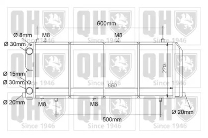 Теплообменник (QUINTON HAZELL: QER1001)