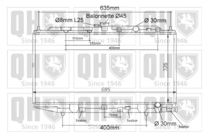 Теплообменник (QUINTON HAZELL: QER1124)