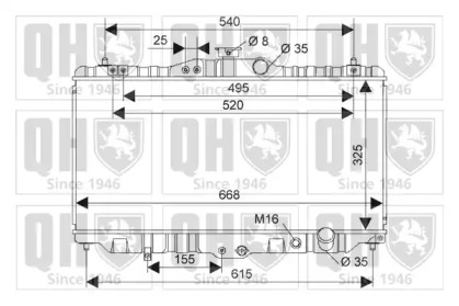 Теплообменник (QUINTON HAZELL: QER1129)