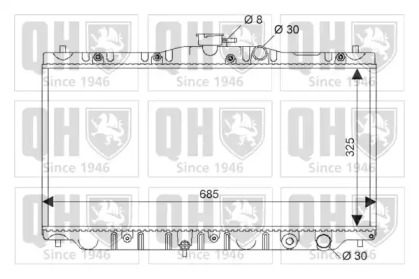 Теплообменник (QUINTON HAZELL: QER1252)