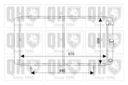 Теплообменник (QUINTON HAZELL: QER1322)