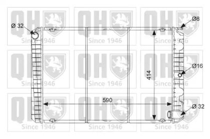 Теплообменник (QUINTON HAZELL: QER1430)