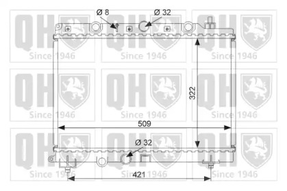 Теплообменник (QUINTON HAZELL: QER1470)