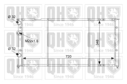 Теплообменник (QUINTON HAZELL: QER1476)