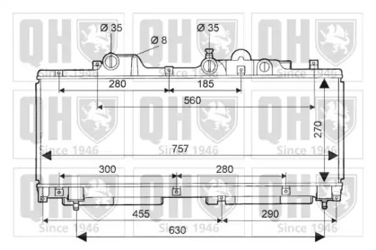 Теплообменник (QUINTON HAZELL: QER1547)