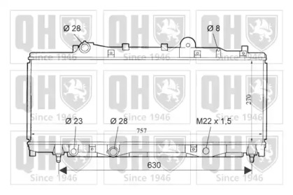 Теплообменник (QUINTON HAZELL: QER1619)