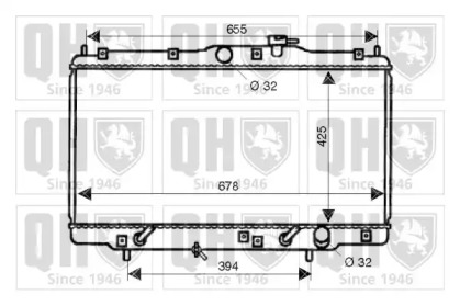 Теплообменник (QUINTON HAZELL: QER1933)