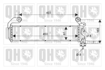 Теплообменник (QUINTON HAZELL: QER1946)