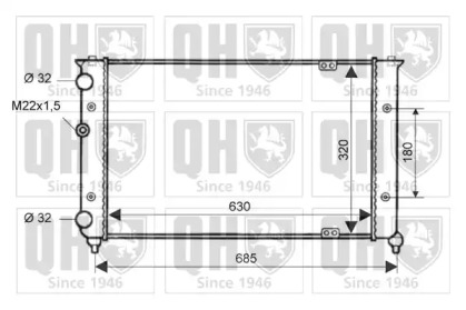 Теплообменник (QUINTON HAZELL: QER1989)