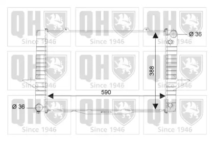 Теплообменник (QUINTON HAZELL: QER2009)