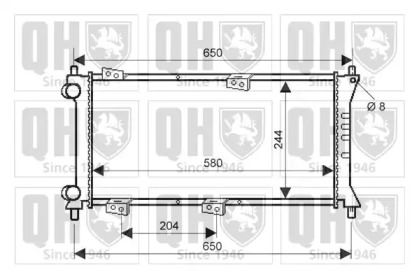 Теплообменник (QUINTON HAZELL: QER2147)