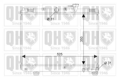 Теплообменник (QUINTON HAZELL: QER2210)