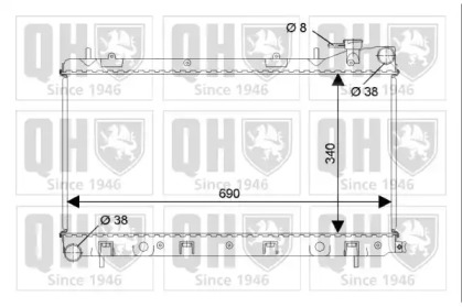 Теплообменник (QUINTON HAZELL: QER2308)