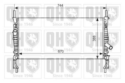 Теплообменник (QUINTON HAZELL: QER2409)