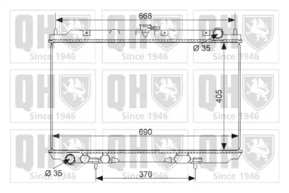 Теплообменник (QUINTON HAZELL: QER2444)