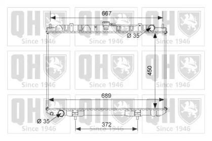 Теплообменник (QUINTON HAZELL: QER2452)