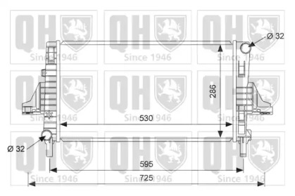 Теплообменник (QUINTON HAZELL: QER2502)