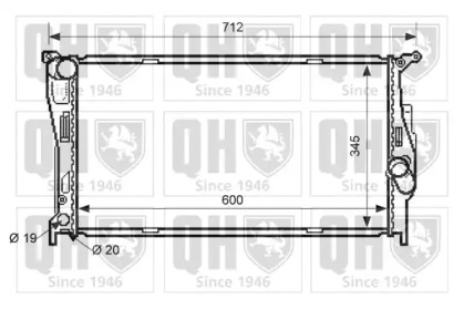 Теплообменник (QUINTON HAZELL: QER2555)