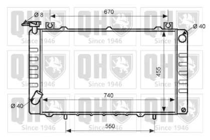 Теплообменник (QUINTON HAZELL: QER2570)