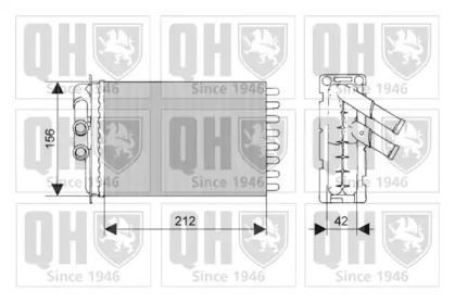 Теплообменник (QUINTON HAZELL: QHR2012)