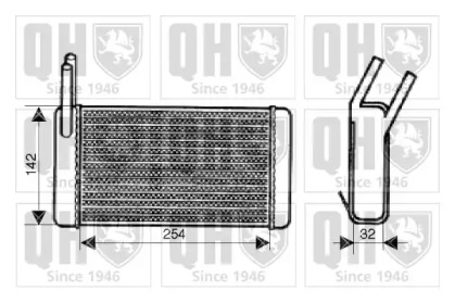 Теплообменник (QUINTON HAZELL: QHR2013)