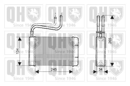 Теплообменник (QUINTON HAZELL: QHR2014)