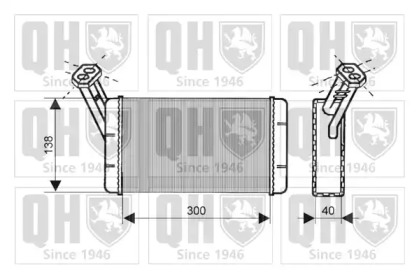 Теплообменник (QUINTON HAZELL: QHR2031)