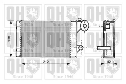 Теплообменник (QUINTON HAZELL: QHR2040)