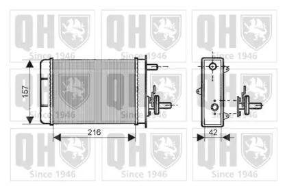 Теплообменник (QUINTON HAZELL: QHR2050)