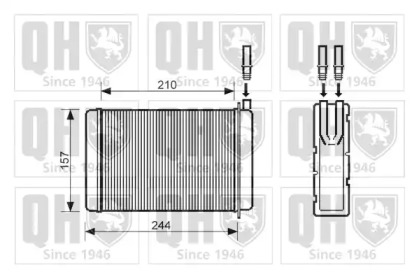 Теплообменник (QUINTON HAZELL: QHR2051)