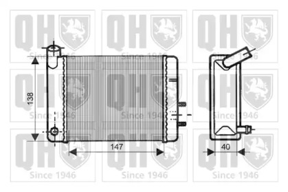 Теплообменник (QUINTON HAZELL: QHR2086)