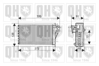 Теплообменник (QUINTON HAZELL: QHR2141)