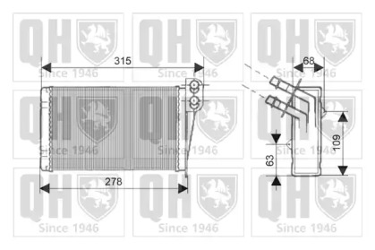 Теплообменник (QUINTON HAZELL: QHR2143)