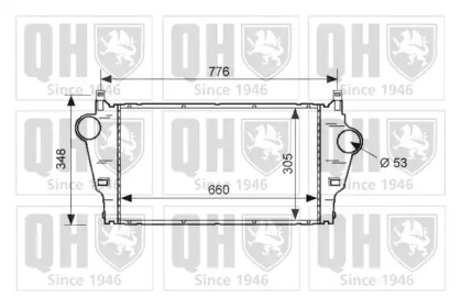 Теплообменник (QUINTON HAZELL: QIC100)