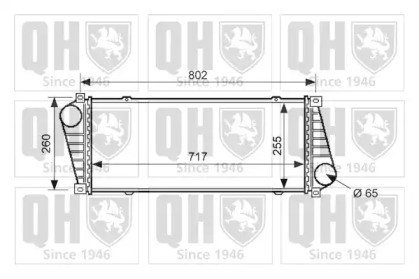 Теплообменник (QUINTON HAZELL: QIC101)